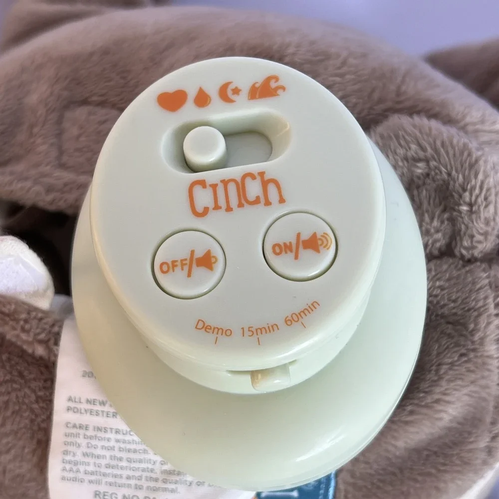 It's A Cinch By Dex Plush Soothing Bear Sound Machine 4 Settings 14